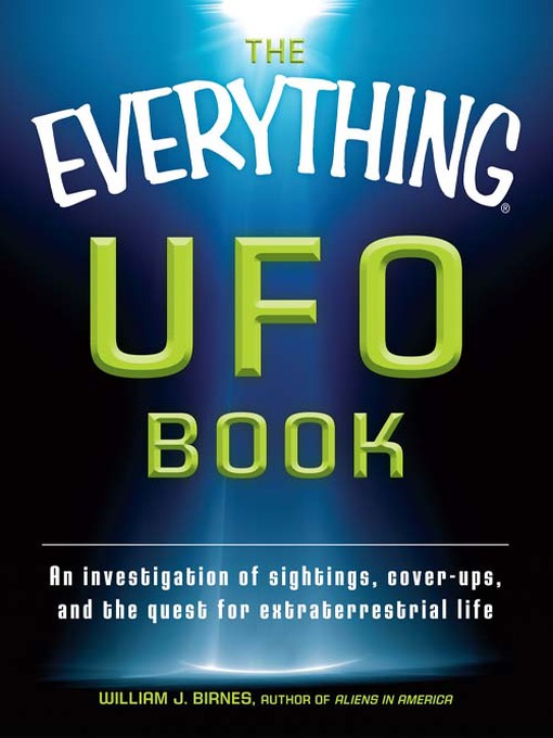 Title details for The Everything UFO Book by William J. Birnes - Available